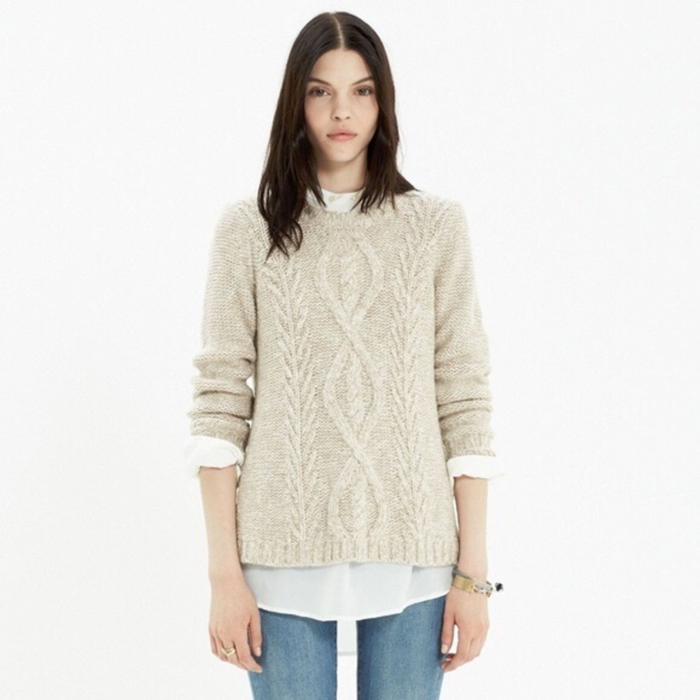 MADEWELL Beige Sweater XS | EUC